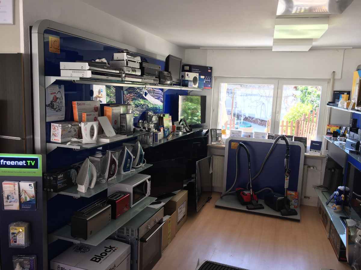 unsere Klein- und gebraucht Geräteabteilung
